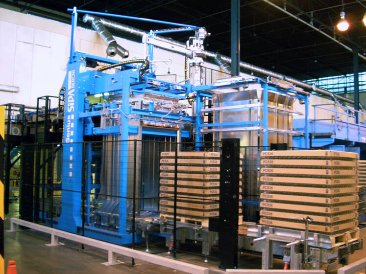AUTOMATIC DEPALLETIZERS MOVING PALLET TYPE